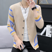 In 2022 new sweater men knitted shirt and autumn Han edition teen handsome student trend sweater