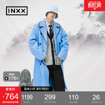 (INXX) STAND BY Xinpinktide Loose Casual Mid-Length Great Coat Advanced Sensation Tide Jacket