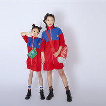 New photo studio parent-child clothing mother and daughter fashion photo theme fashion sports parent-child clothing family photo clothing