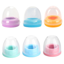 2 pieces of beautiful baby bottle accessories wide diameter bottle cap cloud transparent dust cover original Universal