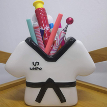 Excellent Taekwondo Creative Activities Gift Taekwondo Ceramics Pen Holder Desktop Decoration Home Accessories
