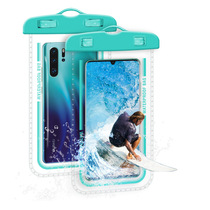 Mobile phone waterproof bag Touch screen universal diving storage Swimming seaside hot spring underwater photo transparent large sealed bag
