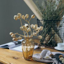 Imported ins Nordic natural dried flower dried fruit flower arrangement with fruit model house decoration soft dress with photography clock