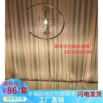 New wedding props iron plating scepter road guide lights wedding road guide stage welcome area ornaments decoration supplies