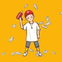 Q version of cute crayon style cartoon hand-painted head portrait real person Photo turn cartoon couple pet painting design set