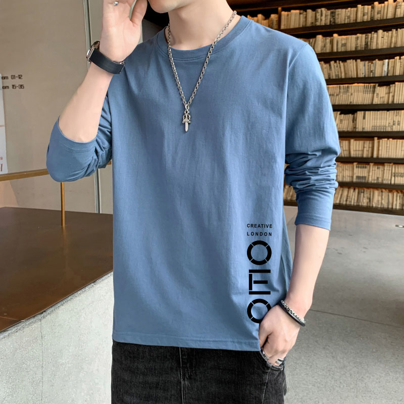 2023 Men's Youth Casual T-shirt, Autumn Clearance, Leakage Detection, Modal Cotton T-shirt Underlay