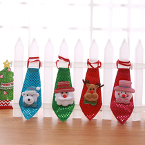Colored sequin luminous tie Christmas adult children General School Christmas gift gift decorations