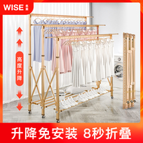 Clothes hanger balcony floor-floor folding bedroom with outdoor sunburn Quilt God hanging cool hanger Home Balcony Drying Hanger