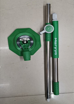 Beautiful elegant green planet manual rotating mop original accessories two-section Rod disc mop head
