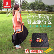 Mountain customers Picnic mat Travel bag Beach crawling mat Large capacity clothing storage bag Waterproof and lightweight