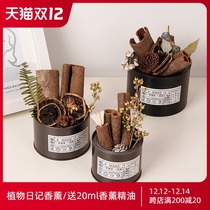 Dried flowers without fire aroma essential oil cinnamon fragrance expander air freshener home bedroom lasting fragrance Boys Light fragrance