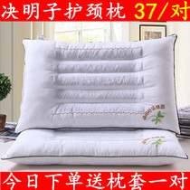 Cassia pillow single pillow core a pair of household adult double cervical spine buckwheat pillow core men with pillowcase
