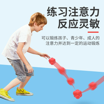 Hexagon ball reaction ball children change direction ball sensitive ball agile trainer tennis badminton training speed ball