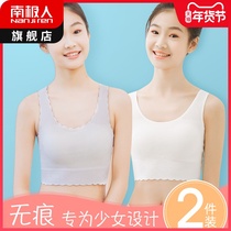 Developmental adolescent high school students girls small vests junior high school students underwear girls girls wear bras