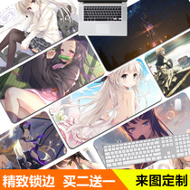 Two yuan game animation super rat standard pad lock edge custom keyboard pad Computer pad Table pad large e-sports