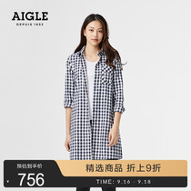AIGLE AIGLE Autumn and Winter MARLAVE Ladies Lightweight Comfortable Simple Long Sleeve Fashion Casual Shirt