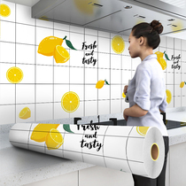 Kitchen oil-proof sticker Waterproof moisture-proof self-adhesive high temperature resistant hood stove wall wallpaper cabinet countertop sticker