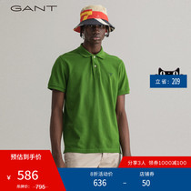 GANT GANT 2021 spring and summer new mens cotton multi-color comfortable bead mesh POLO shirt 232110