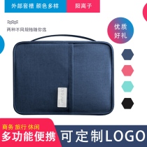 Certificate package large-capacity multi-card travel passport package abroad ticket holder promotional activities gift custom printing logo