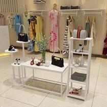 Window display rack shoe shop display cabinet shoe shelf wooden booth supermarket shopping mall exhibition rack bag booth display cabinet