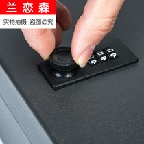 Housing box wall-mounted key cabinet box cabinet door stainless steel anti-theft intermediary key padlock decoration key