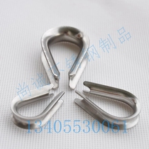 Wire rope collar 316 stainless steel chicken heart ring boast triangle ring protection ring accessories factory direct sales M12
