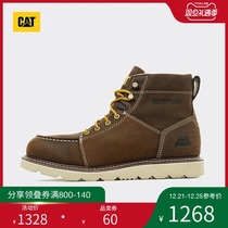 CAT Carter evergreen mens boots retro boots mens leather boots coffee series Casual Boots counter the same model