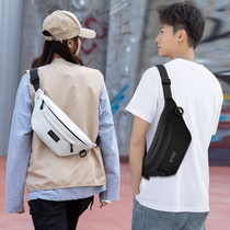 Chest Bag Mens Single Shoulder Bag Fashion Trends Diagonal Satchel Purse Casual Sports Outdoor Multifunction Student Little Backpack Woman