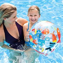 INTEX inflatable beach ball children early education swimming water polo plastic ball water toy color ball ocean ball