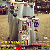 Luggage suitcase sticker laptop guitar trolley box graffiti stickers waterproof Tide brand decoration stickers