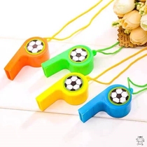 Plastic outdoor childrens toys cheering whistle referee whistle fans lanyard games survival whistle