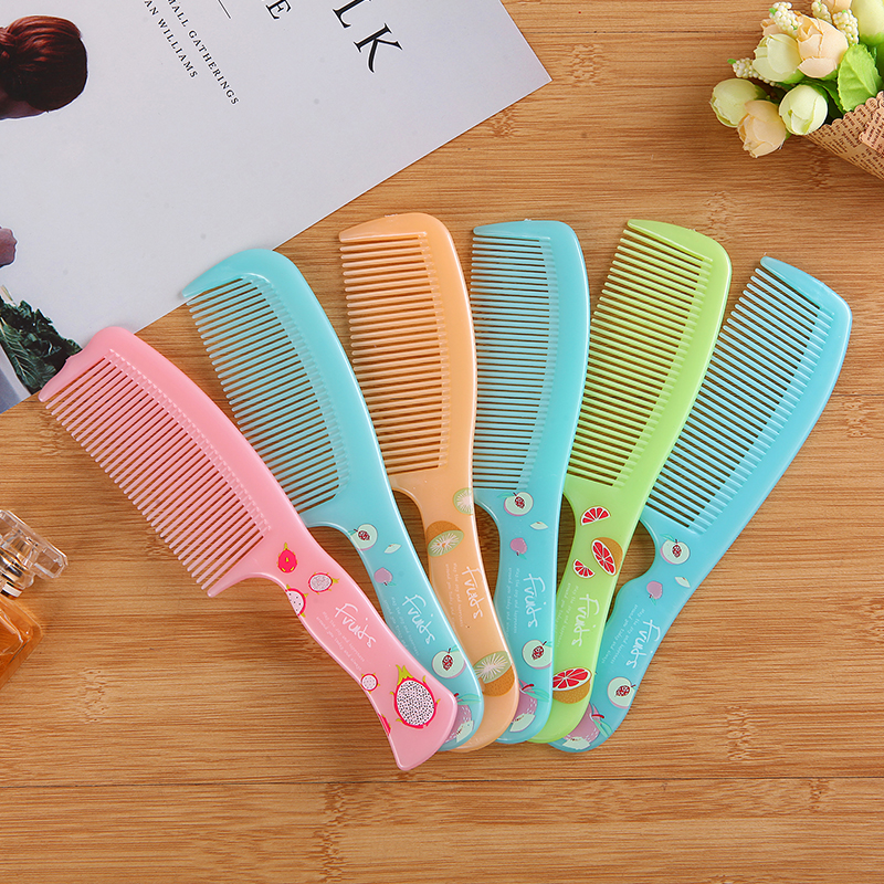 Chunni printing plastic combs hair beautifying combs are simple and practical for home use
