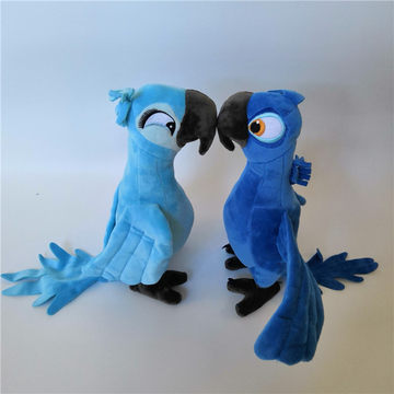 正版里约大冒险金刚鹦鹉毛绒玩具小鸟公仔玩偶儿童生日礼物