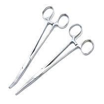 Hemostasis Pincers Straight Head Elbow Fishing Cupping Fitter Vascular Forceps Pet Plucking Pliers With Needle Pliers