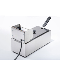 Desktop single cylinder temperature-controlled four-liter domestic electric fryer machine small mini stainless steel commercial frying oven snack frying machine