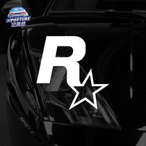  Car stickers JDM modified electric game peripheral GTA5 speed R star car stickers Body scratch stickers Fuel tank cover stickers