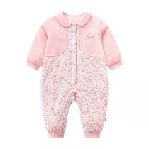 LABI BABY rabbi pleasing fake two fully open one-piece clothes LUCB101610