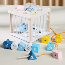 Cicelle baby toys above June 01 year 2 baby early teaching shape pairing blocks intelligence boxes
