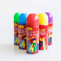 Promotion 251ML hand spray snow spray ribbon spray wedding color spray strip birthday wedding supplies