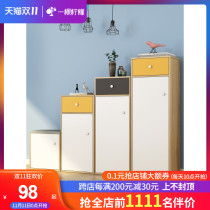 Shoe cabinet home door simple modern porch cabinet simple door outside multi-layer shoe shelf large capacity storage locker