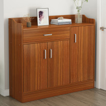  Household door shoe cabinet large-capacity storage storage cabinet simple entrance porch cabinet imitation solid wood economical shoe rack