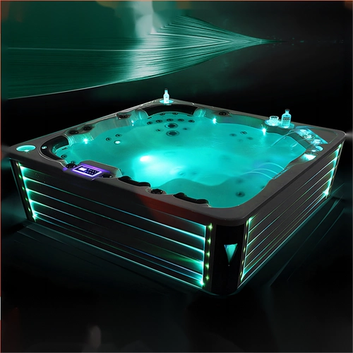 На открытом воздухе горячая весенняя ванна Home Villa Smart постоянная температура.