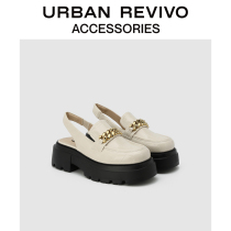 URBAN REVIVO2022 Summer New Lady Accessories Thick bottom muffin shoes AW04TS0N2004