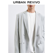 UR2021 spring and summer new mens fashion business profile double-breasted loose suit jacket MF19S1CN2000