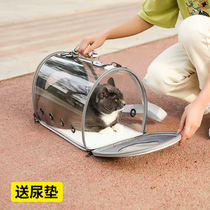 Cat bag transparent out carrying bag cat pet carry backpack breathable school bag space capsule cat bag