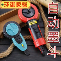 Ink pipe Woodworking scriber Automatic special tool Line drawing device Elastic line take-up line Decoration site put-on artifact