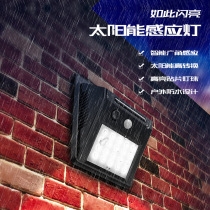Solar wall light 20LED human body induction garden light outdoor garden villa home solar light camping light