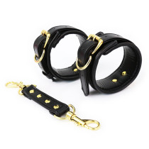 New bundled leather flirting handcuffs smash sex toys alternative tuned adult sex toys