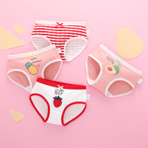 Girls  underwear triangle pure cotton little girl class A does not clip butt shorts for primary school students summer thin cotton children