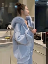 Pregnant womans clothing spring clothing jacket spring net red fashion outfitting loose spring and autumn section thickened long sleeve blouses woman